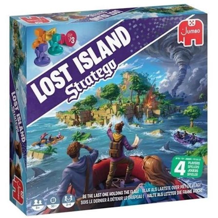 STRATEGO LOST ISLAND - Strategispel - DUJARDIN - Hitta den dolda flaggan innan den försvinner!