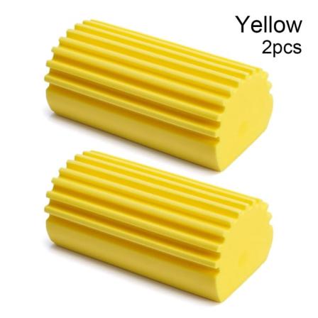 Magical Dust Cleaning Svampe Fugtig Ren Duster Svamp GUL 2 Yellow 2 Pcs-2 Pcs