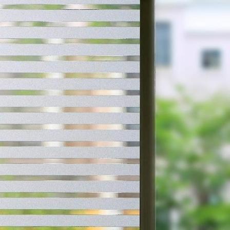Dekorativ ikke-klebende UV-beskyttelsesvindusfilm for privatliv på hjemmekontoret