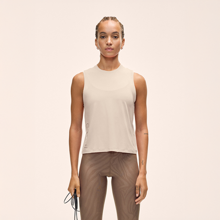 Casall Sportswear Graphic Tank-toppi Ecru