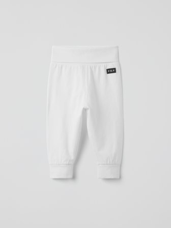 Polarn O. Pyret - trousers with fold-down cuffs - 44 - Childrenswear - white