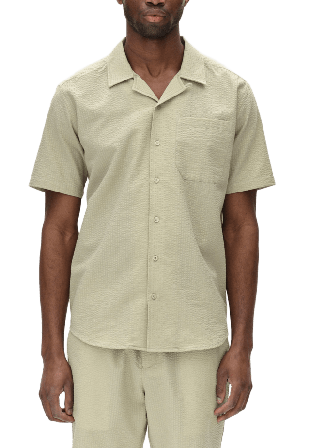 GABBA Timo Seer SS Shirt S/S Kortärmade skjortor Herr Grön S