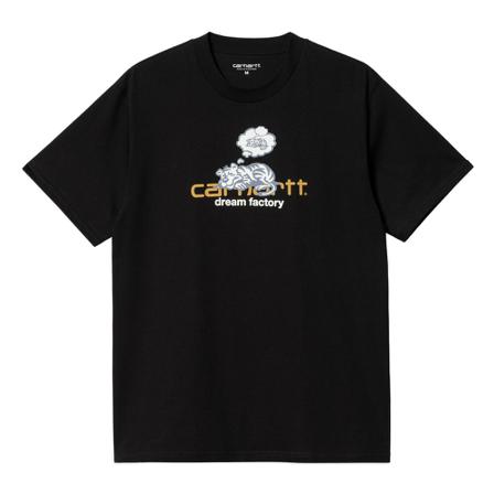 Carhartt Wip, Dream Factory T-Shirt Czarny, Mężczyzna, Rozmiar: L