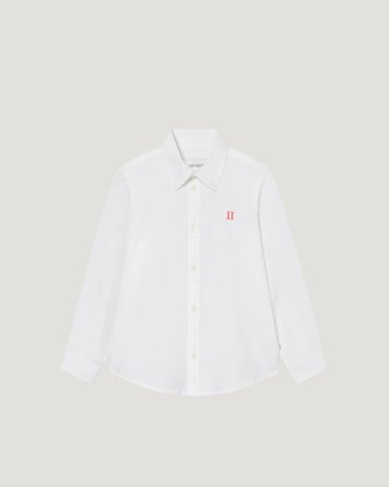 Les Deux Konrad Contrast Oxford Shirt KIDS Hvit Skjorter Gutt - Kids Brand Store