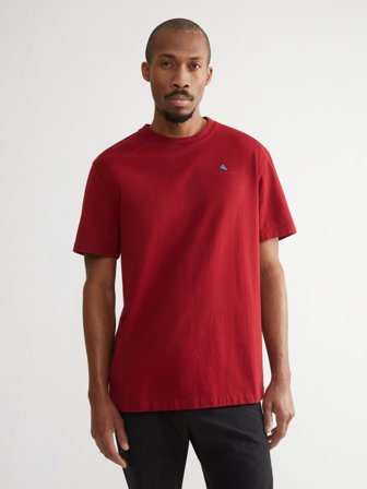Klättermusen - Root Logo SS Tee Men's's - Burnt Russet - Men's - XS
