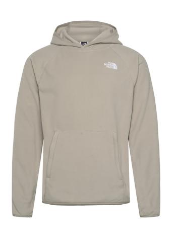 M 100 Glacier Hoodie Sport Sport Clothing Sport Sweatshirts & Hoodies Sport Hoodies Beige The North Face