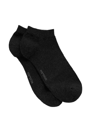 Resteröds Ekologisk Bomull, Ankelstrumpor, 5-pack, Svart Strumpor Herr 40/44
