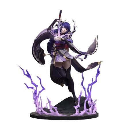28cm Genshin Impact Beelzebul Anime Figur Raiden Shogun Gk Action Figur Pvc Staty Modell Docka Dekoration Julleksaker Gif 28cm Beelzebul With retail 