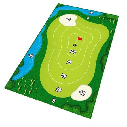 Chip Golf Mat -setti - Golf-pelimatto - Chip-peli - Golf-setti - Matto - Sisä- ja ulkokäyttöön heittopeli