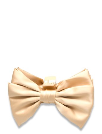Minda Bow Hair Claw Beige Becksöndergaard