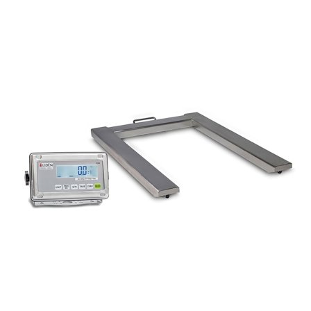 Pallvåg, 2000 kg, viktdelning 1 kg, rostfri, verifierad