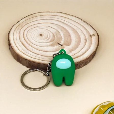 Among us Spel Nyckelringar GRÖN