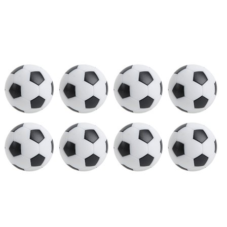 8 stk. Mini Bordfodboldbolde 32 mm Børnefodbold Bordspil Maskintilbehør