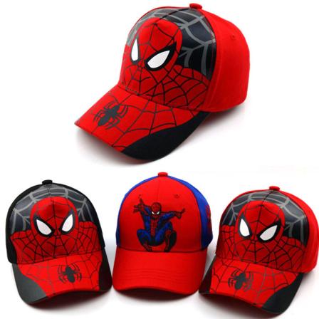 SPIDER-MAN basebollkeps Justerbar Casual Hattar för barn D