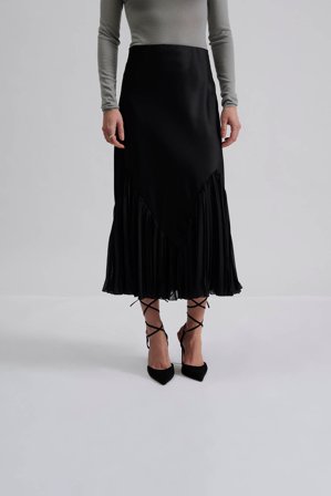 Malina - Penelope midi skirt - L - Black