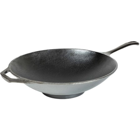 Lodge Chef Collection wok i støbejern, 30 cm. - Sort | KitchenOne