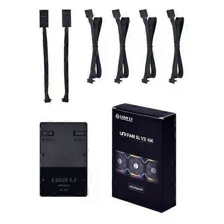 Lian-Li UNI HUB SLV2 L-Connect 3 Kontroller (Inkluderer utvidede strømkabelsett)