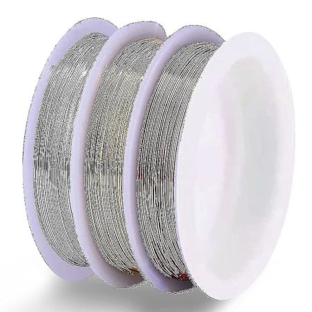 3 Ruller Smykke Kobber Perletråd Til Smykkefremstilling Forbrugsvarer Diy Håndværk