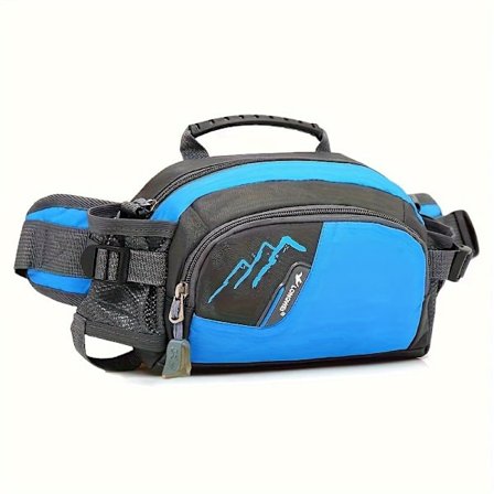 Funktionel udendørs taske til taljen, transportabel taske til taljen med flere lag