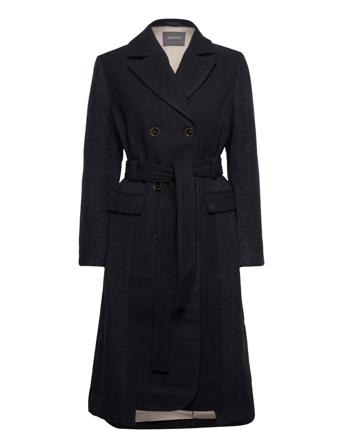 Tony Mix Coat Outerwear Coats Winter Coats Navy MOS MOSH