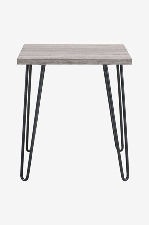 Dorel Home - Sivupöytä Owen Retro - Harmaa - Pikkupöydät - - Homeroom