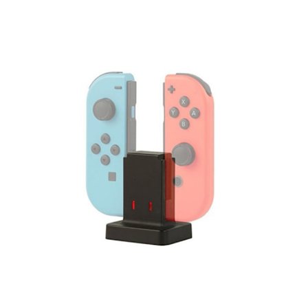 Laddningsdocka kompatibel med Nintendo Switch för Joy Con & OLED-modellkontroll, laddningsstativstation kompatibel med Joy Cons