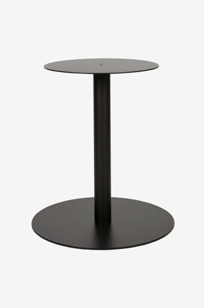 WOOOD - Pyöreä metallijalka Tablo - Musta - Ruokapöydät - - Homeroom