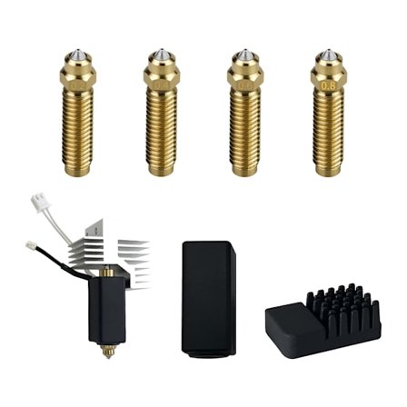 Hotend Munstycke Härdat Stål Skrivhuvud Enkelt Underhåll Värmeblock