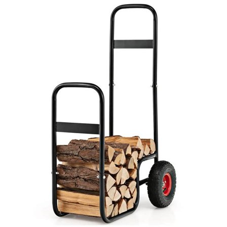 Vedkärra med hjul