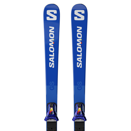 Salomon - Komplet nart do narciarstwa alpejskiego Narty do narciarstwa alpejskiego T S/race Fis Gsj138-145+icon10 - Race Blue / White