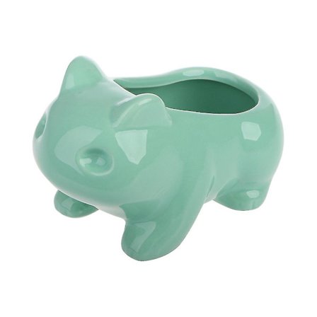 Kawaii keramisk blomkruka suckulent planter växter blomkruka med hål hem Offi