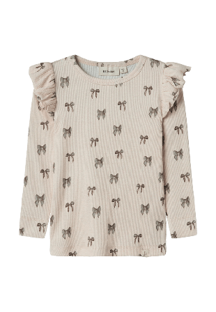 Lil'Atelier Gavo slim tröja Skjortor & blusar Dam Beige 116