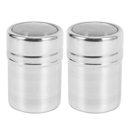 2 st Cocoa-shakers, Kaffeepulvershaker 16 st Kaffemallar & Penna för Cappuccino-pulver [DB]