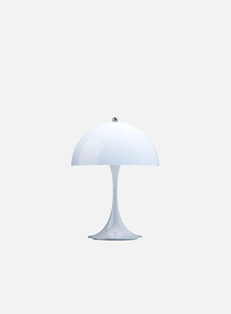 Panthella 250 oppladbar bordlampe opal - pale blue