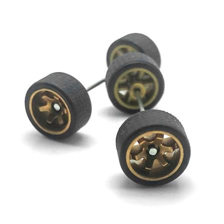 Bilhjul Gummitäck GULD gold