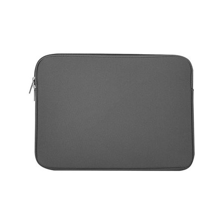 Laptopsleeve 14" - gråt, stænktæt neoprenetui