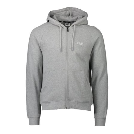 ICANIWILL Men's Essential Zipper Hoodie Men long-sleeved sweaters Grey L