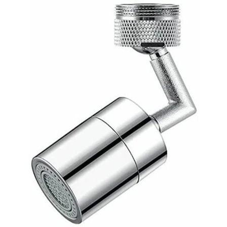 Filterkran med 4-lags nettfilter, sprutsikker roterende kranlufter, 720 grader universal