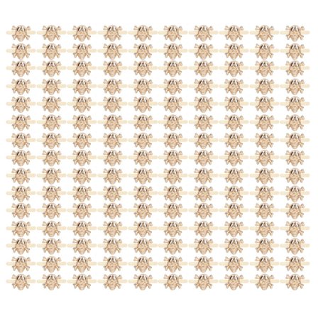 150 stk hodeskallenitter, fasjonable gotisk stil, vakre hodeskallenitter, tilbehør til DIY-sko, klær, vesker, gull