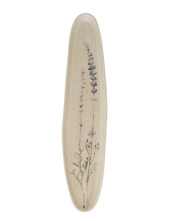 Bloomingville | Bea Serveringsfad, Natur, Stentøj | 35X8CM