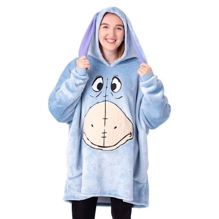 Nalle Puh Dam/Dam Eeyore Filttröja One Size Blå