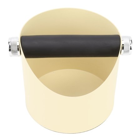 Kaffe Knock Slag Hink Hemma Liten Anti Slip Kaffemaskin Grounds Box Pulver Slag Återvinning Hink Gul