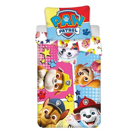Paw Patrol Comic Sängkläder för Barn - 100×135 cm, 40×60 cm