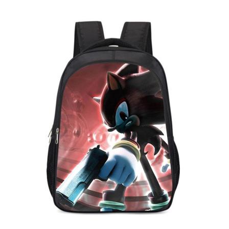 Sonic Cartoon Anime Ryggsäck Student 1-3-6 Ryggsäck Style 1
