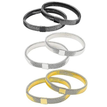 3 par metall expanderbar skjorta strumpebandsarmband för herrskjortärmhållare, barn, hane