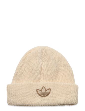 Adicolor Contempo Short Beanie Accessories Headwear Beanies Beige Adidas Originals