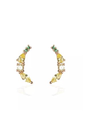 FRUITY CRYSTAL STUD øredobber Banan