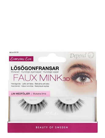 Depend Cosmetic Lösögonfrans Attitude - Nude - ONE SIZE