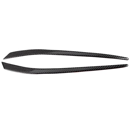 1 par kolfiberstrålkastare Ögonbrynstrimning för Mitsubishi Lancer EVO 2008-2014