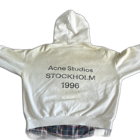 Vit hoodie från Acne Studios